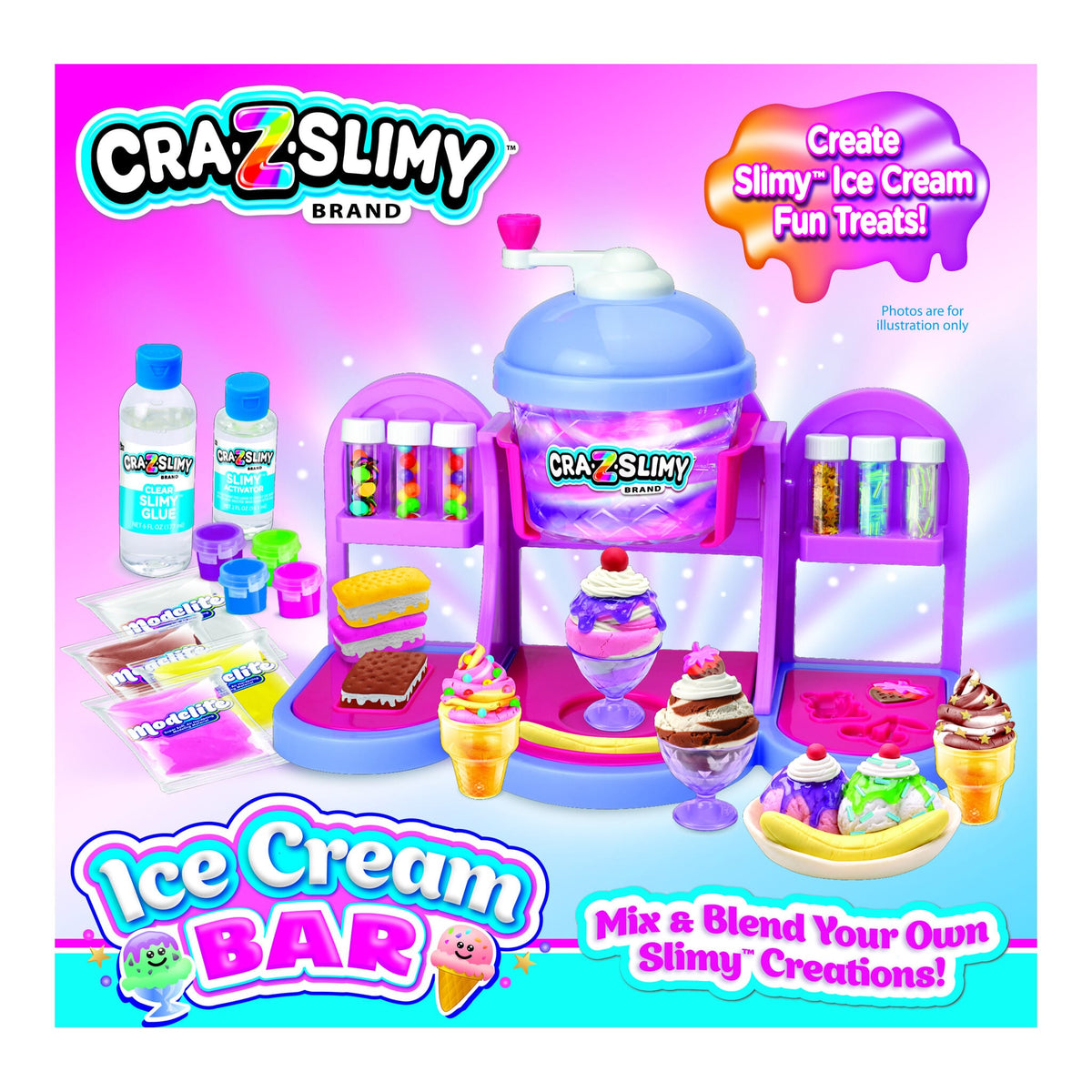 Cra-Z-Slimy Ice Cream Bar Slime Making Kit