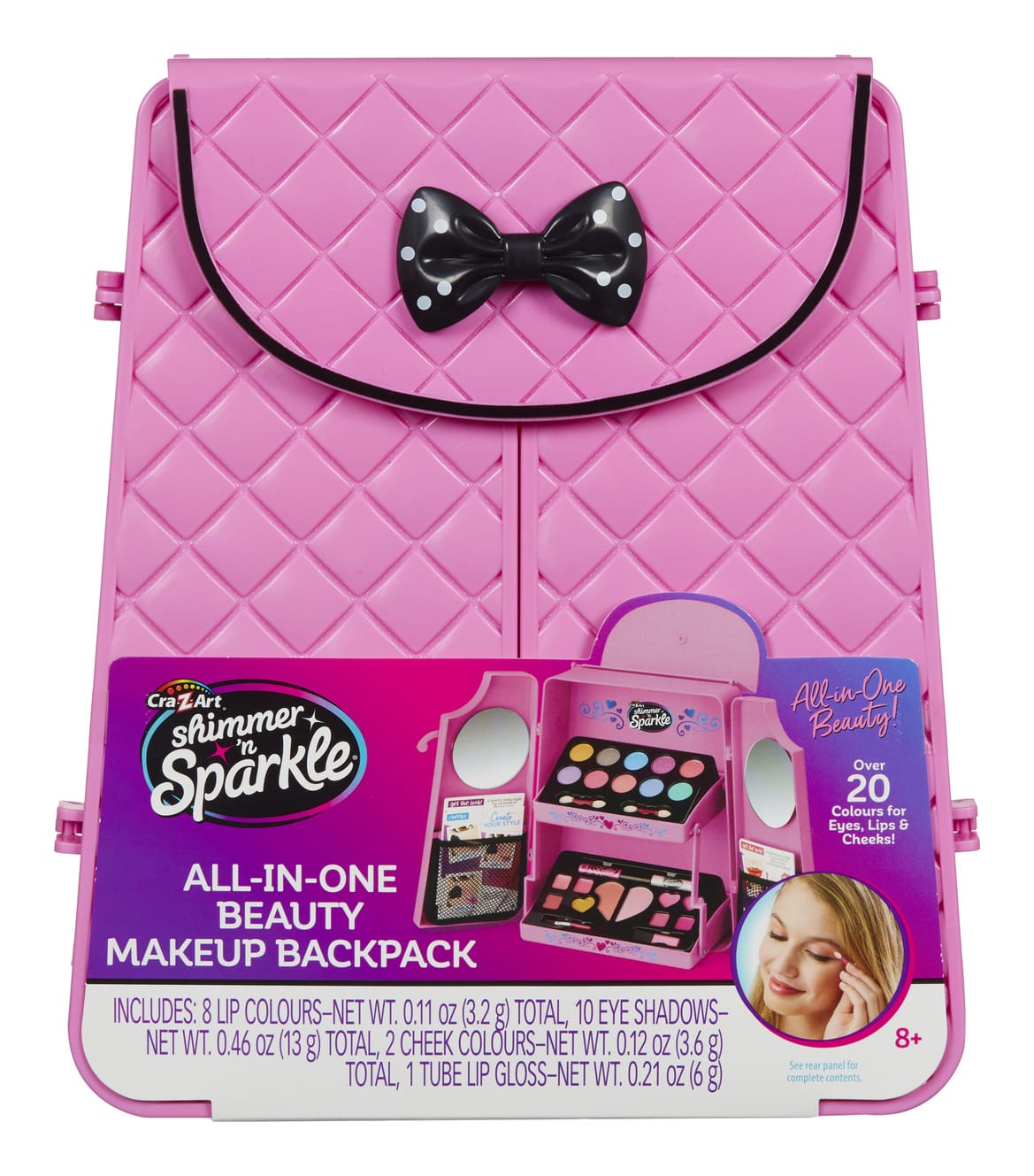 Shimmer 'n Sparkle All-in-One Beauty Make-Up Backpack 884920179059