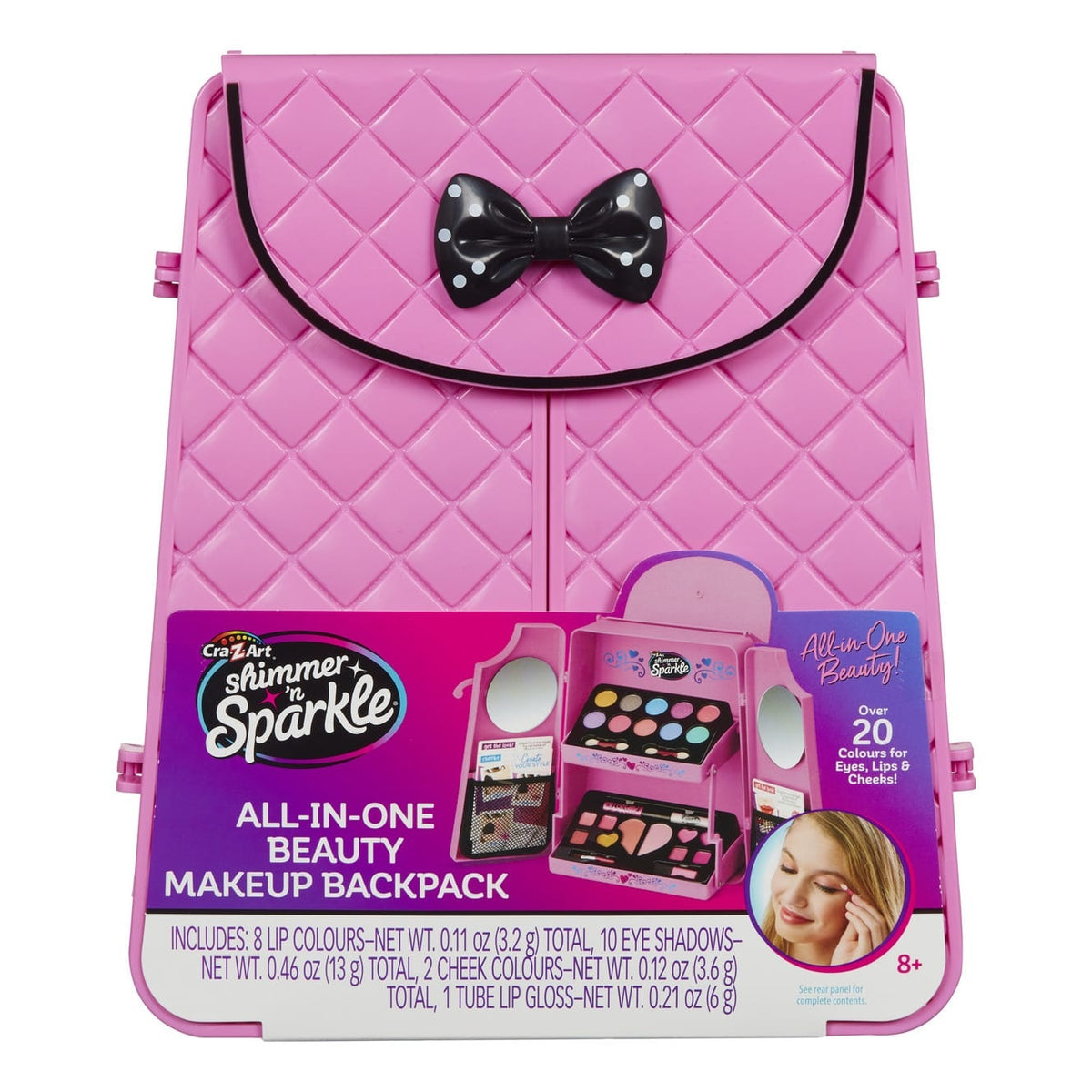 Shimmer 'n Sparkle All-in-One Beauty Make-Up Backpack 884920179059