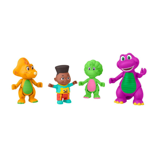 Fisher-Price Barney's World Hey Friends 4-Figure Pack
