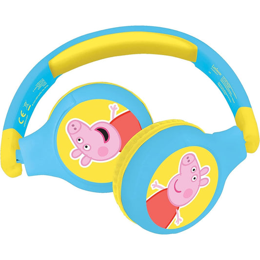 Lexibook Peppa Pig 2-in-1 Bluetooth Kids' Headphones