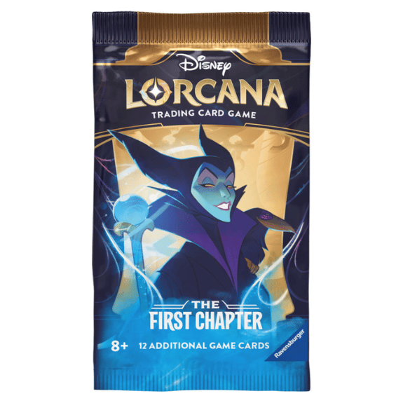 Disney Lorcana TCG: First Chapter Booster Packs (1 pack selected at Random) - Limit to 12 per customer (excess orders will be cancelled)