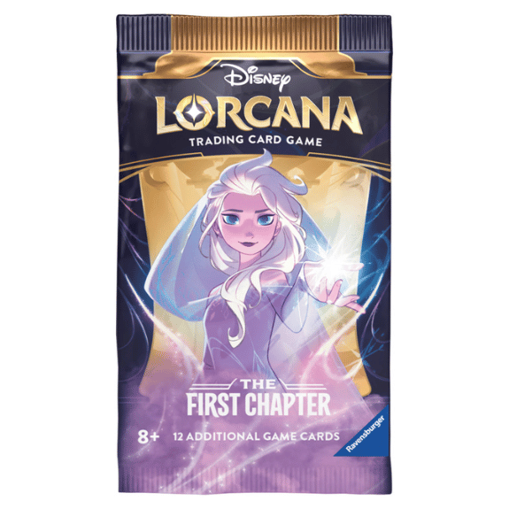 Disney Lorcana TCG: First Chapter Booster Packs (1 pack selected at Random) - Limit to 12 per customer (excess orders will be cancelled)