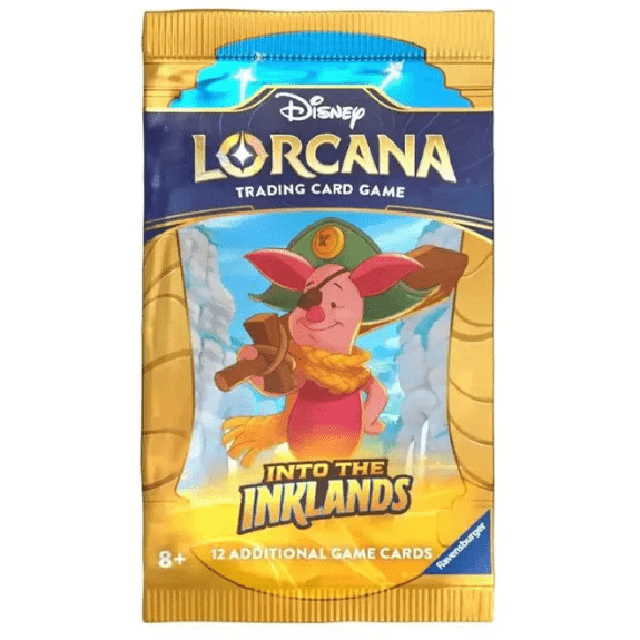 Disney Lorcana TCG: Into the Inklands Booster Packs (1 pack selected at Random) - Limit to 6 per customer (excess orders will be cancelled) 4050368982865