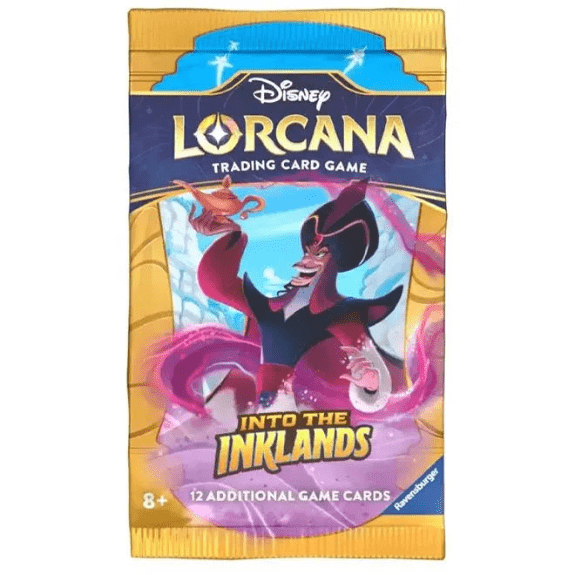 Disney Lorcana TCG: Into the Inklands Booster Packs (1 pack selected at Random) - Limit to 6 per customer (excess orders will be cancelled) 4050368982865