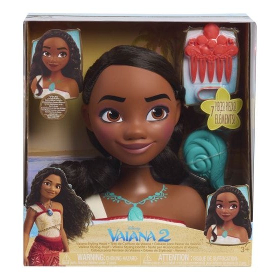 Disney Princess Small Styling Head Moana 886144870484