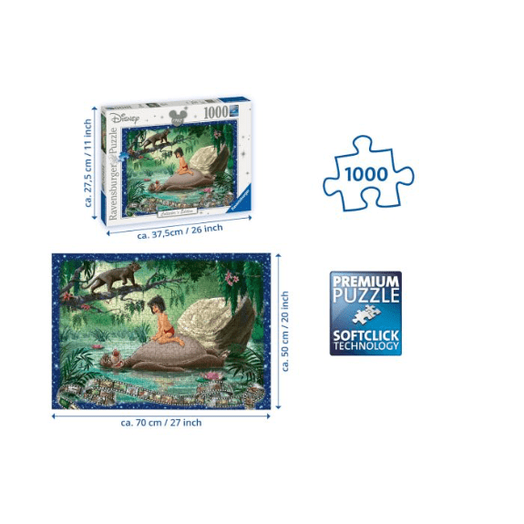 Disney Collector's Edition - Jungle Book - 1000 Piece Jigsaw Puzzle 4005556197446