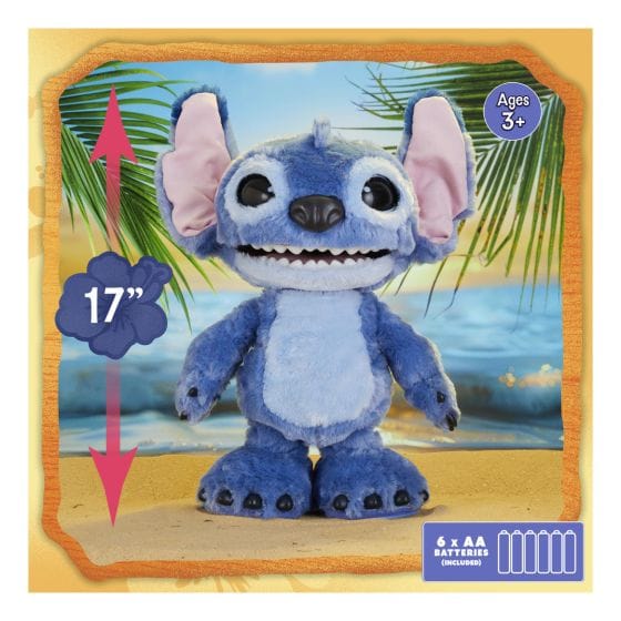 Ultimate Stitch Live Action Figure Plush 886144122842
