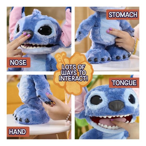 Ultimate Stitch Live Action Figure Plush 886144122842