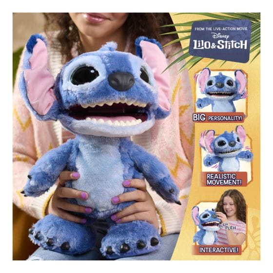 Ultimate Stitch Live Action Figure Plush 886144122842
