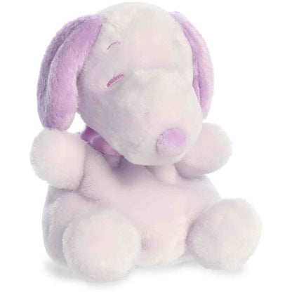 Aurora Palm Pals Peanuts Purple Snoopy 5-Inch Soft Toy