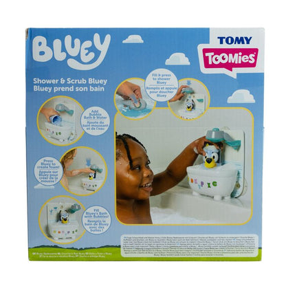 Toomies Bluey Shower & Scrub Interactive Bath Toy