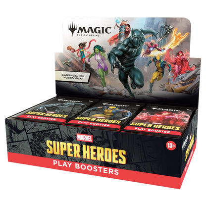 Magic: The Gathering | Marvel Super Heroes Play Booster Box – 30 Packs (Chance of Chase)