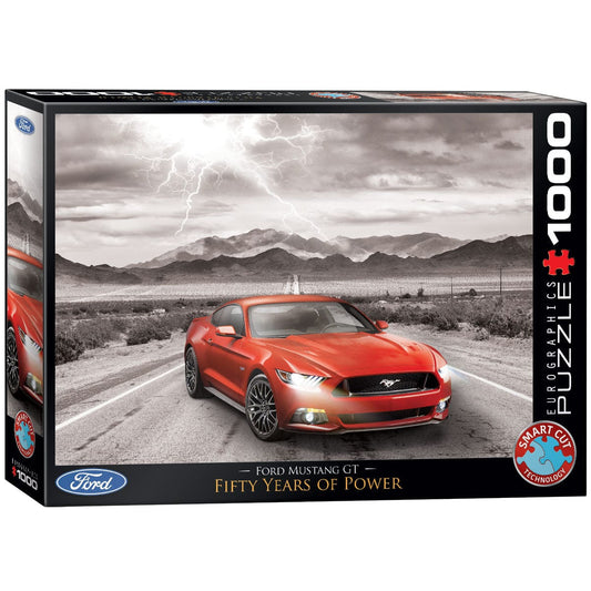 Eurographics 2015 Ford Mustang GT (Fifty Years Of Power) 1000 Piece Smart Cut Jigsaw Puzzle 628136607025