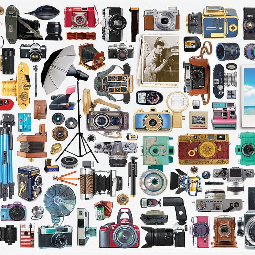 Eurographics Classic Camera / Collectable Tin550 Piece Smart Cut Jigsaw Puzzle 628136656009