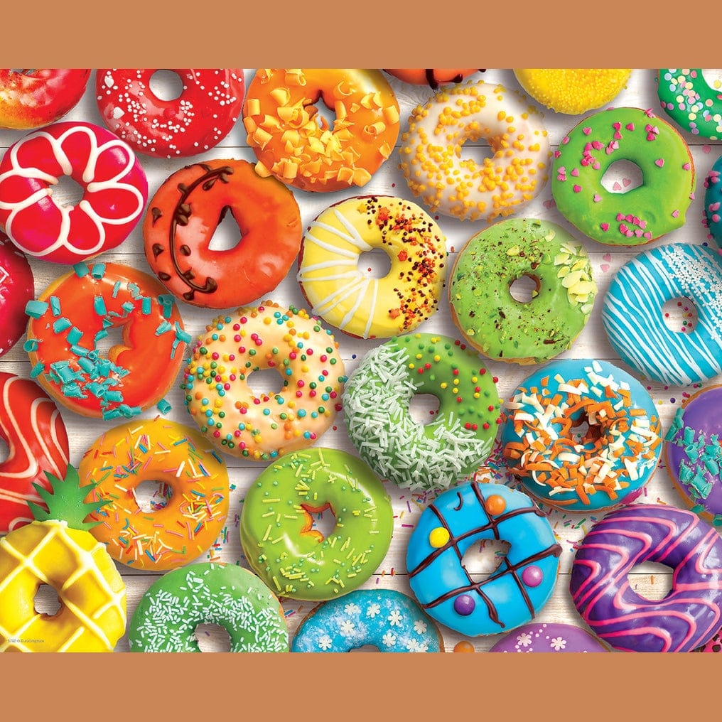 Eurographics Donut Rainbow / Collecable Tin550 Piece Smart Cut Jigsaw Puzzle 628136657822