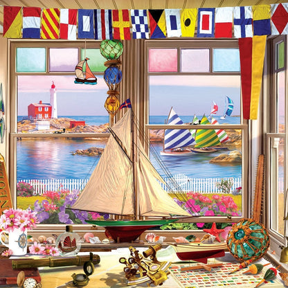 Eurographics Lighthouse Collectable Tin 550 Piece Smart Cut JigsawPuzzle 628136659956