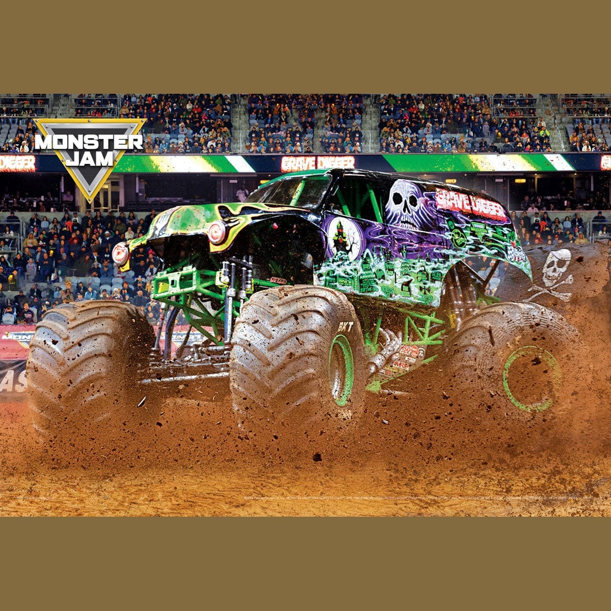 Eurographics Monster Jam - Grave Digger Collectable Tin 550 Piece Smart Cut Jigsawe Puzzle 628136659437