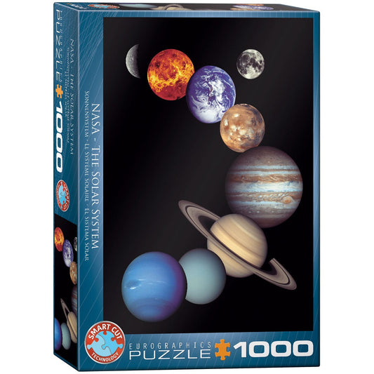 Eurographics NASA The Solar System 1000 Piece Smart Cut Jigsaw Puzzle 628136601009