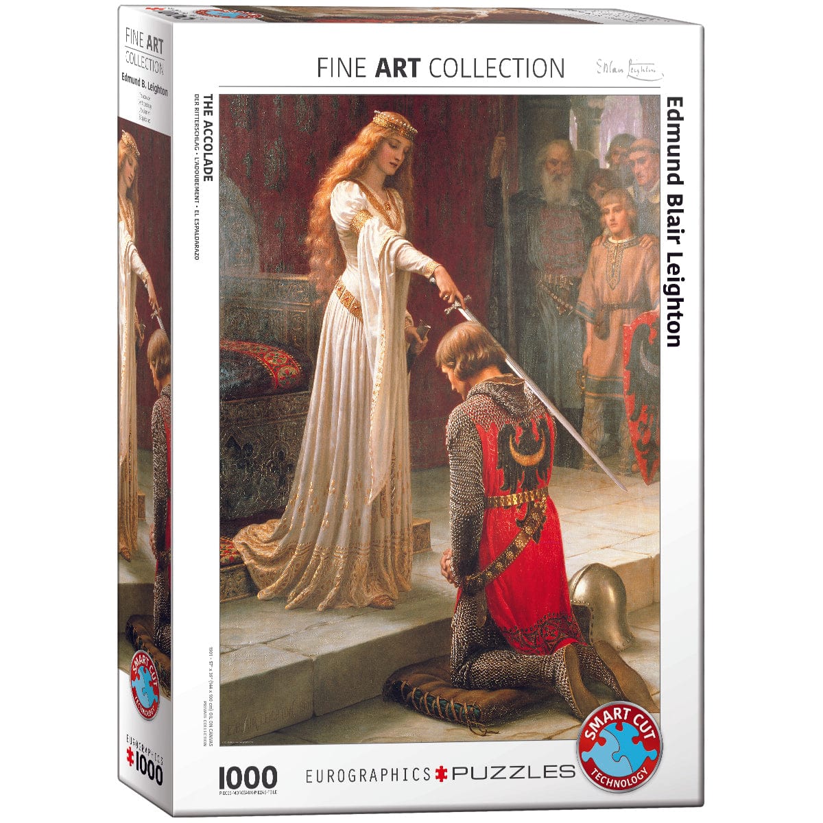 Eurographics - The Accolade by Edmund Blair Leighton 1000 Piece Smart Cut Jigsaw Puzzle 628136600385