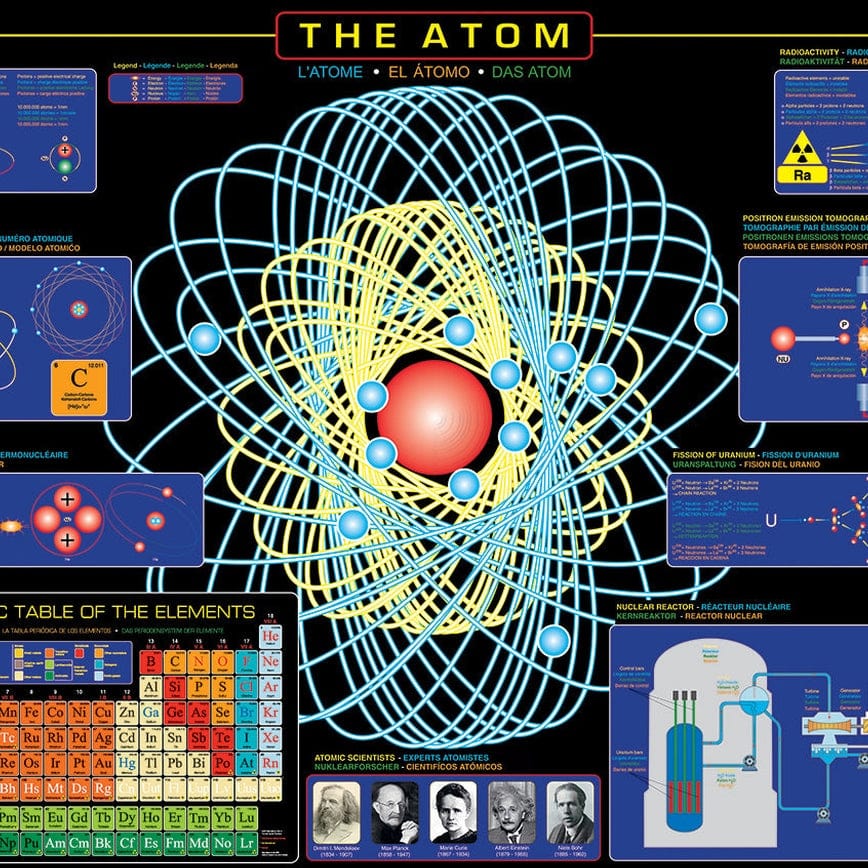 Eurographics The Atom 1000 Piece Smart Cut Jigsaw Puzzle 628136610025