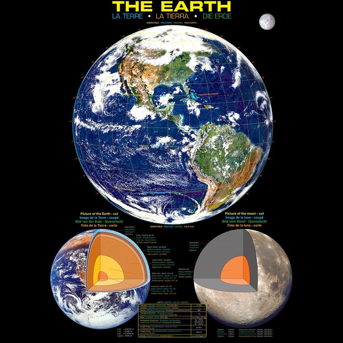 Eurographics The Earth 1000 Piece Smart Cut Jigsaw Puzzle 628136610032