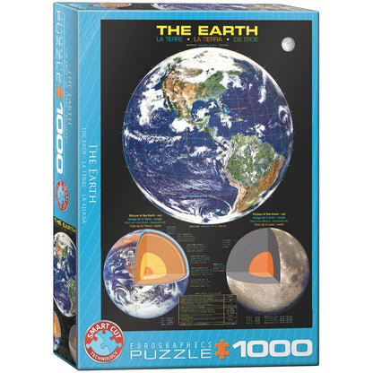 Eurographics The Earth 1000 Piece Smart Cut Jigsaw Puzzle 628136610032