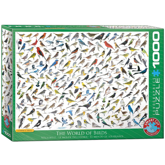 Eurographics The World of Birds 1000 Piece Smart Cut Jigsaw Puzzle 628136608213