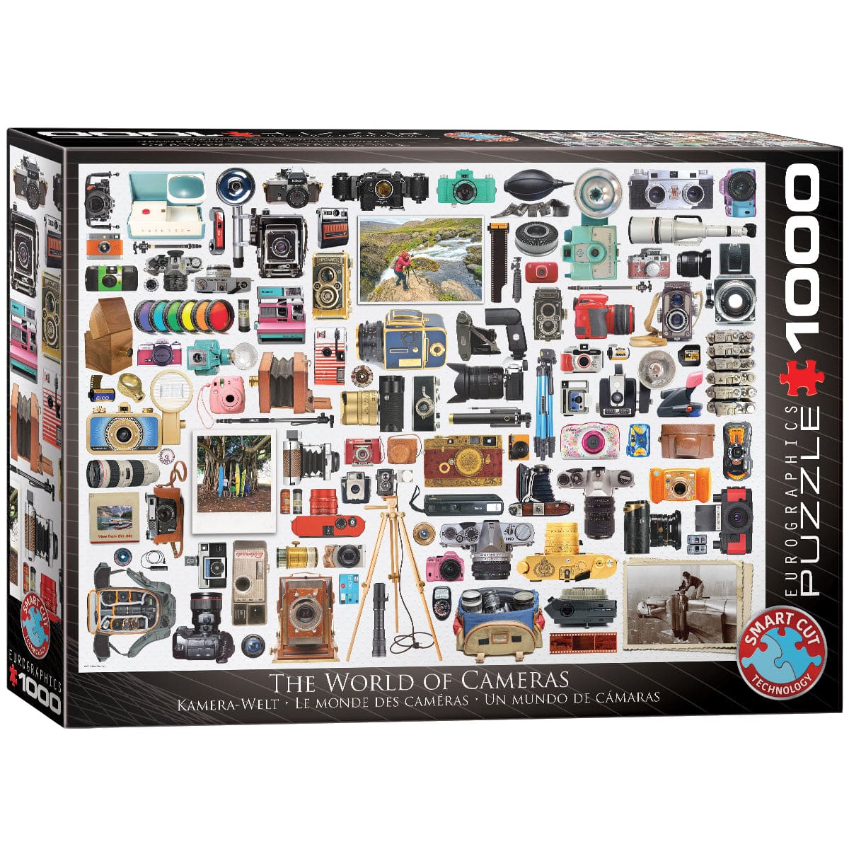 Eurographics World Of Cameras 1000 Piece Smart Cut Jigsaw Puzzle 628136656276