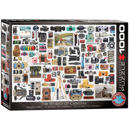 Eurographics World Of Cameras 1000 Piece Smart Cut Jigsaw Puzzle 628136656276