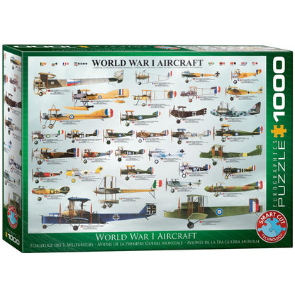 Eurographics World War I Aircraft 1000 Piece Smart Cut Jigsaw Puzzle 628136600873