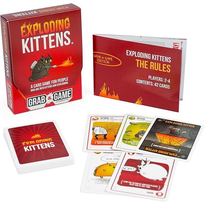 Exploding Kittens - Grab & Game 810083045931