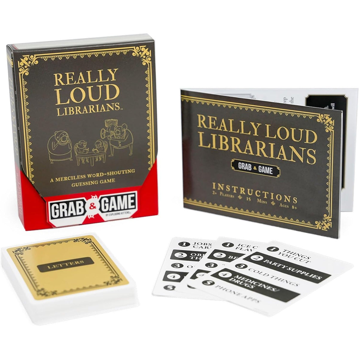 Grab & Game - Really Loud Librarians 810083046204