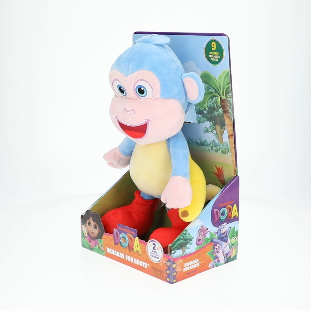 Dora Bananas for Boots 13-Inch Interactive Plush Toy