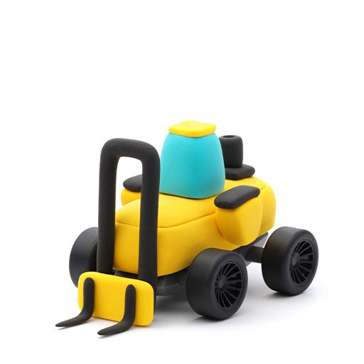 Hey Clay Construction Vehicles 12 Can Modelling Clay Set