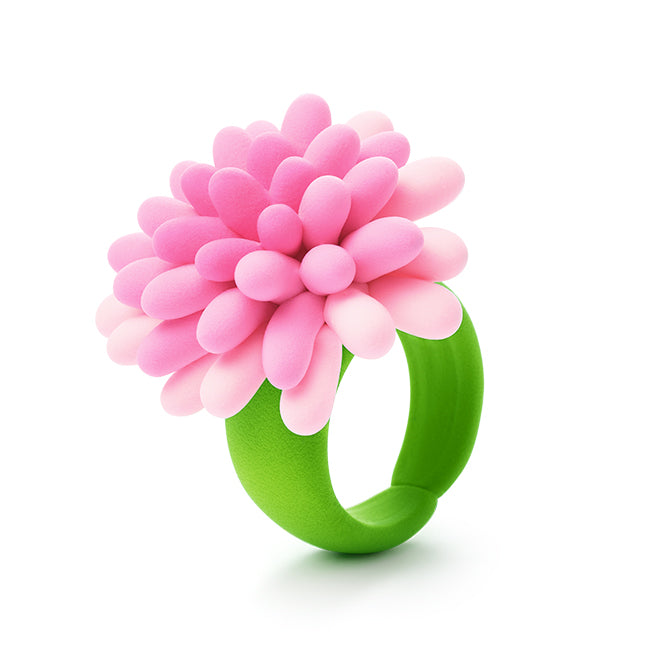 Hey Clay Bijou Flower Rings