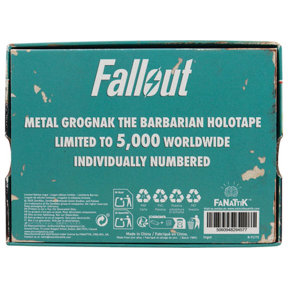 Fallout Grognak the Barbarian Holotape Metal Replica