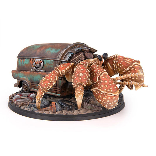Fallout Hermit Crab 32mm Resin Miniature with 100mm Scenic Base
