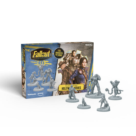 Fallout: Miniatures – Hollywood Heroes PVC Set