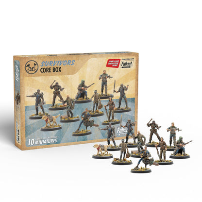 Fallout: Miniatures Wasteland Survivors Core Box (Plastic)