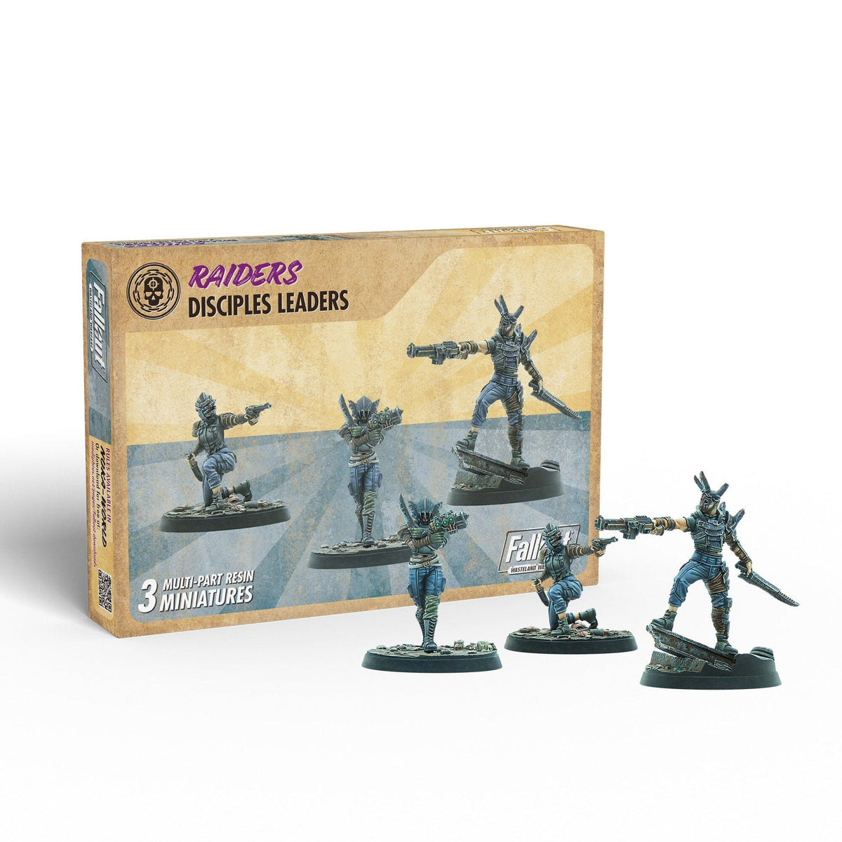 Fallout: Wasteland Warfare – Raiders: Disciples Leaders Miniatures