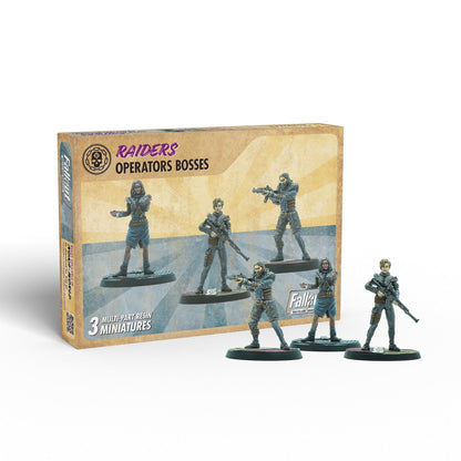 Fallout: Wasteland Warfare – Raiders: Operators Bosses Miniatures Set