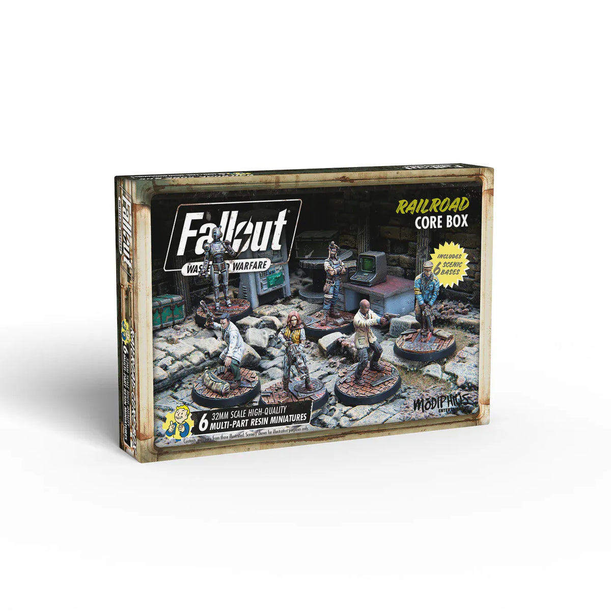 Fallout Wasteland Warfare Railroad Core Box Miniatures 5060523344369