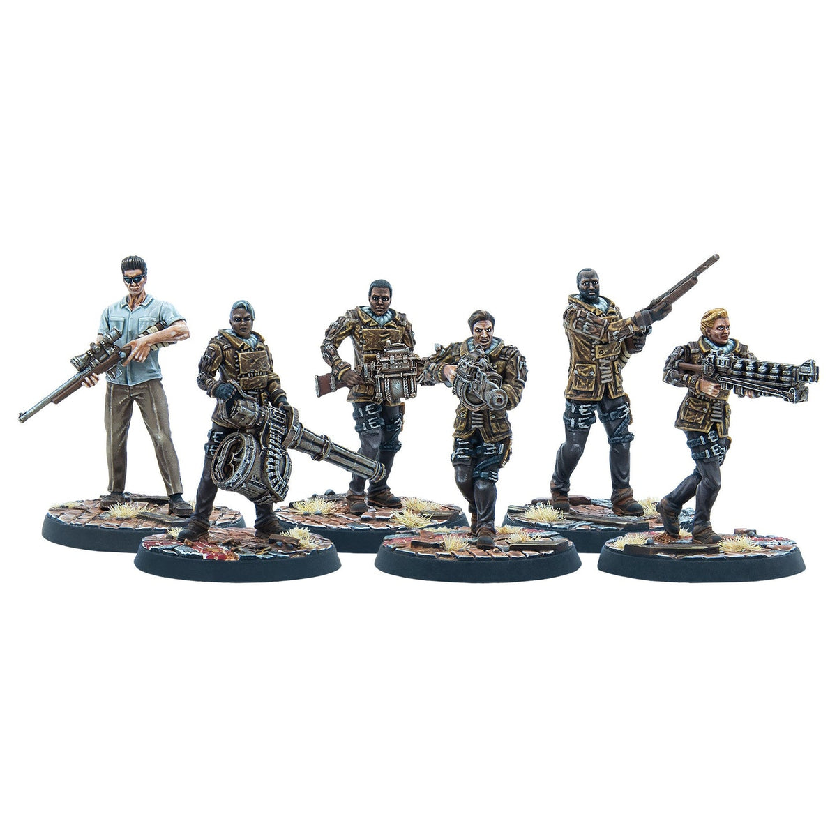 Fallout: Wasteland Warfare – Railroad Operatives Miniatures Set
