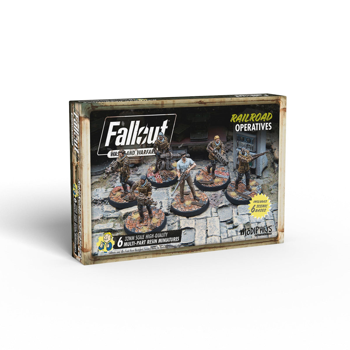 Fallout: Wasteland Warfare – Railroad Operatives Miniatures Set