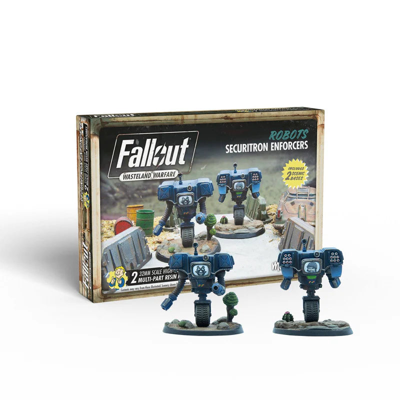 Modiphius Fallout: Wasteland Warfare - Robots: Securitron Enforcers