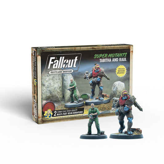 Fallout: Wasteland Warfare – Super Mutants: Tabitha and Raul Miniatures