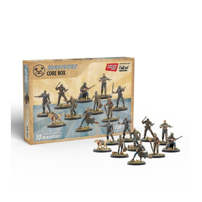 Fallout: Miniatures Wasteland Survivors Core Box (Plastic)