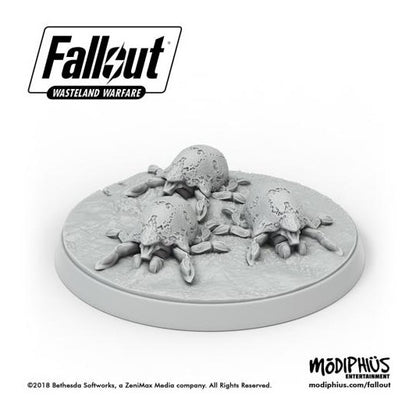 Fallout: Wasteland Warfare – Mirelurk Hatchlings + Eggs Miniatures Set