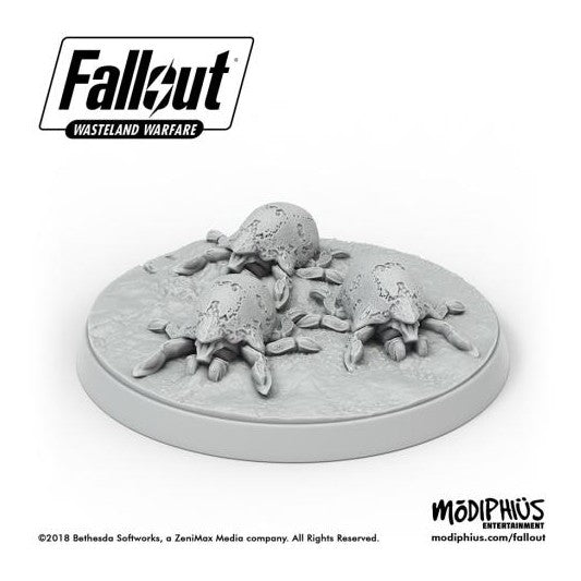 Fallout: Wasteland Warfare – Mirelurk Hatchlings + Eggs Miniatures Set
